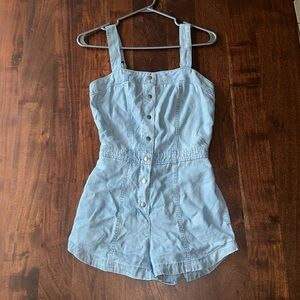 Denim romper
